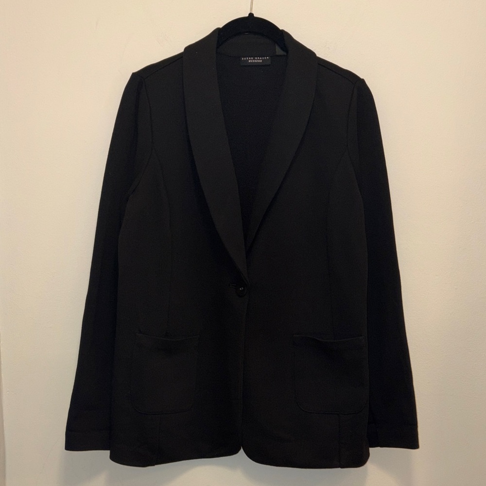 Susan Graver Women’s Black Weekend” Blazer